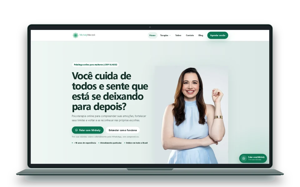 Michely Manzoli — SEO · otimização do site