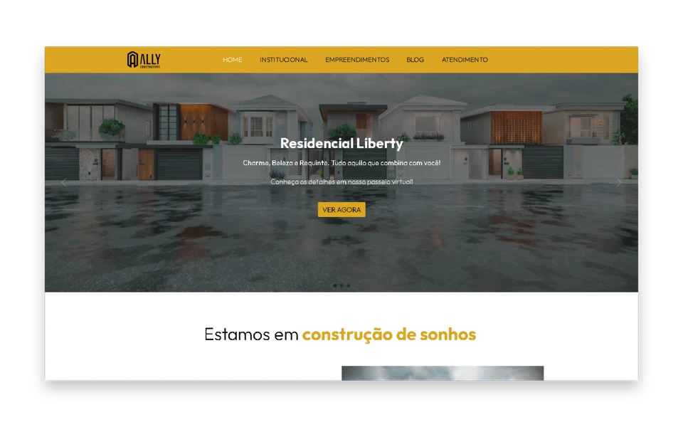 Ally Construtora — Site