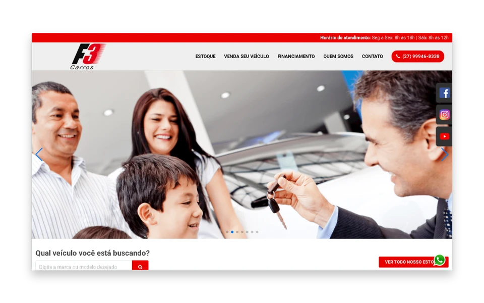 F3 Carros — Site
