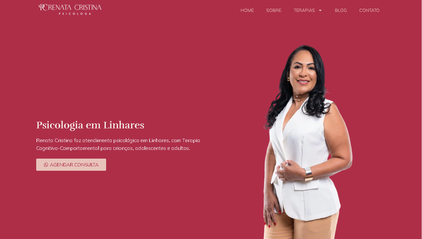Página inicial de Renata Cristina